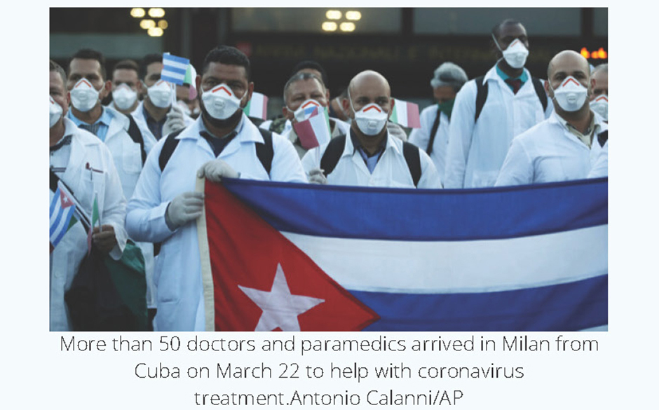 Cuban Doctors in Milan Italy